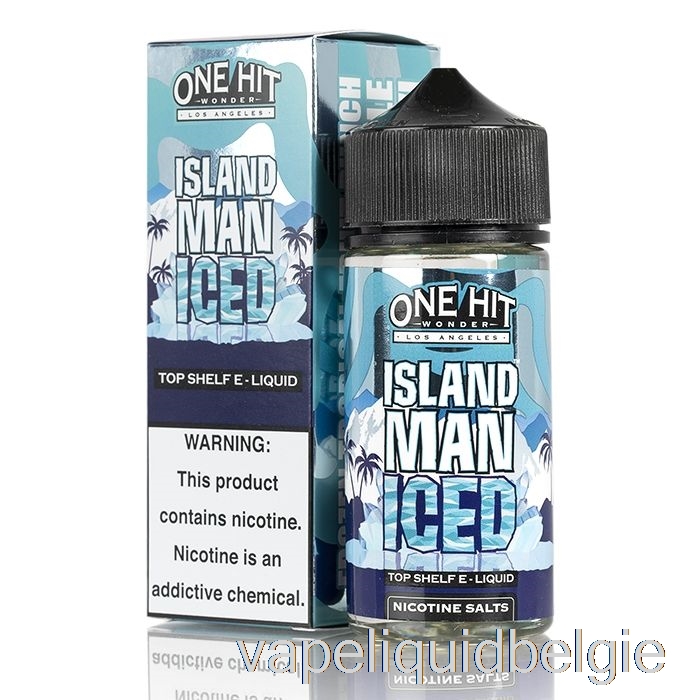 Vape Liquid Island Man Iced - One Hit Wonder E-liquid - 100 Ml 0 Mg